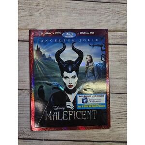Disney's Maleficent Movie Angelina Jolie Blu-Ray‎ + DVD